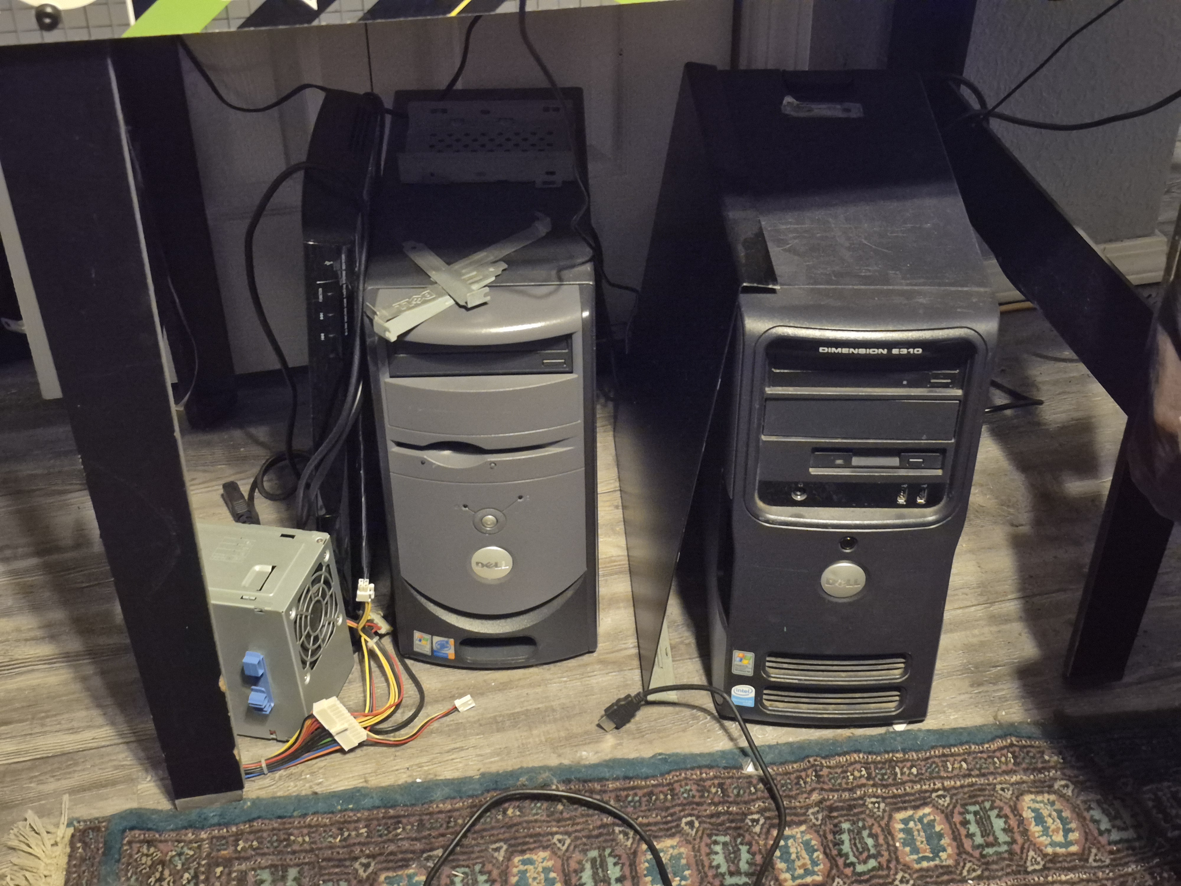 Two dell pcs